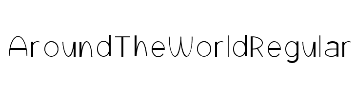 Around The World Regular  नि: शुल्क फ़ॉन्ट्स डाउनलोड