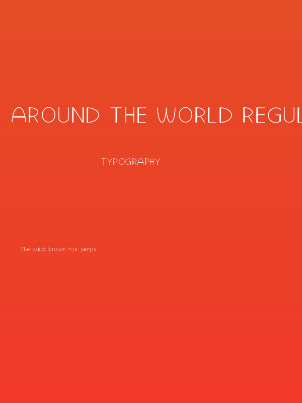 Around The World Regular Poster