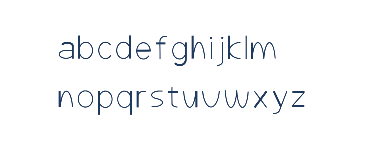 Around The World Regular Lowercase