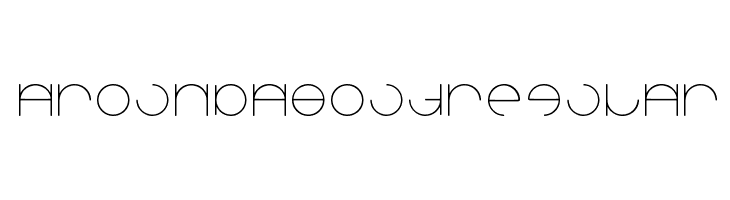 Aroundabout-Regular Fonte