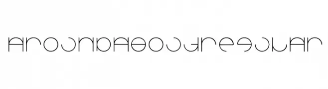 Aroundabout-Regular  font caratteri gratis