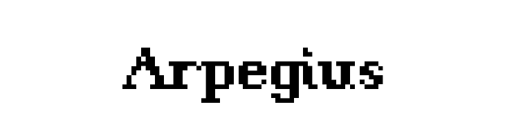 Arpegius फ़ॉन्ट