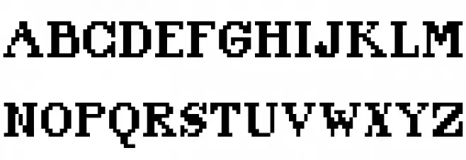 Arpegius フォント 大文字