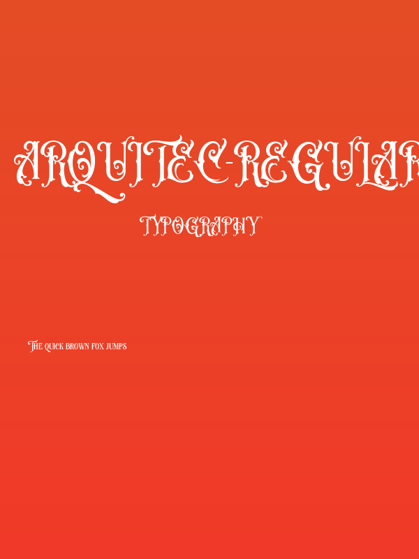 Arquitec-Regular Poster