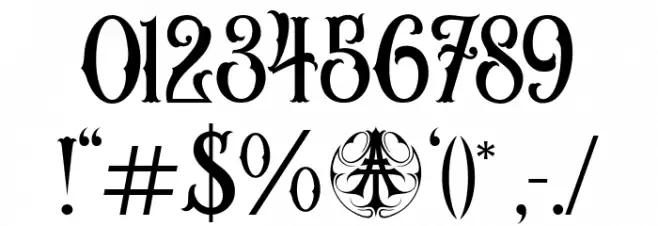 ArquitecPersonalUseOnly-Regular Font OTHER CHARS