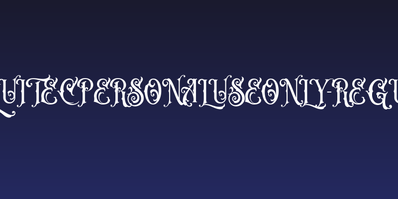 ArquitecPersonalUseOnly-Regular Social Header