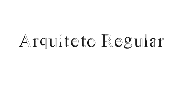Arquiteto Regular Logo