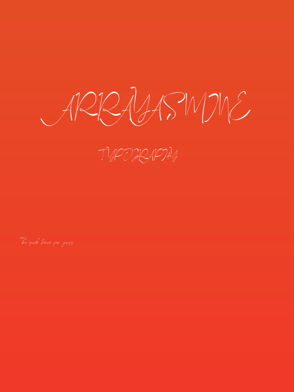 ArraYasmine Poster