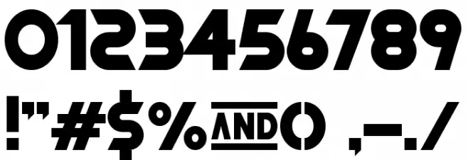 Arrakis Font OTHER CHARS