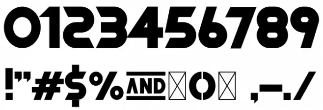 Arrakis Font OTHER CHARS