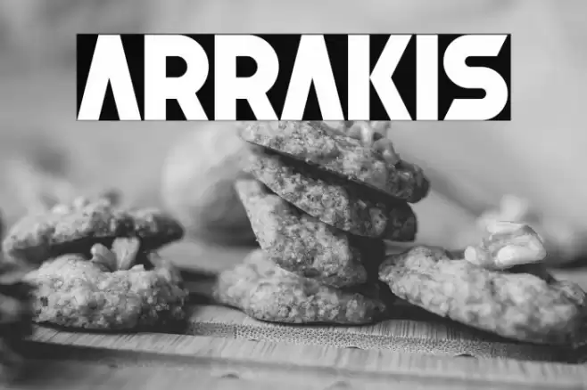Arrakis Font examples