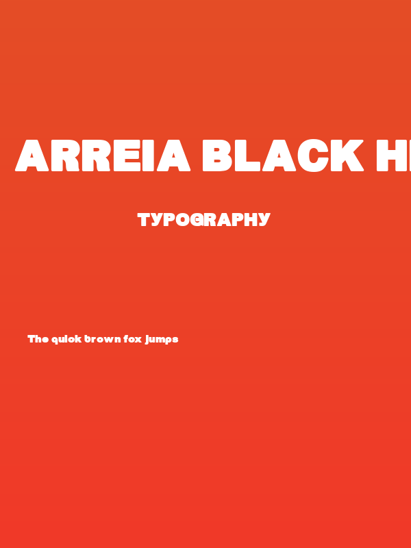 Arreia Black Heavy Poster