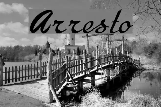 Arresto Font examples
