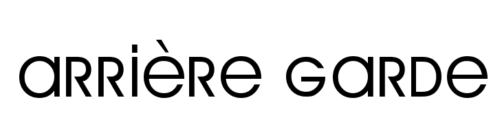Arrière Garde Fonte