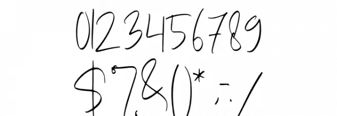 Arrival Of Companies Font OTHER CHARS