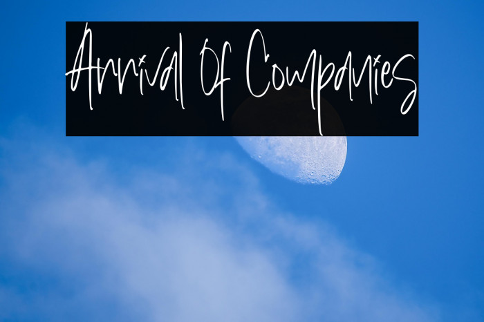 Arrival Of Companies Example 1