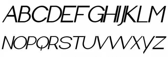 Arrivals and Departures Bold Italic Шрифта ВЕРХНИЙ