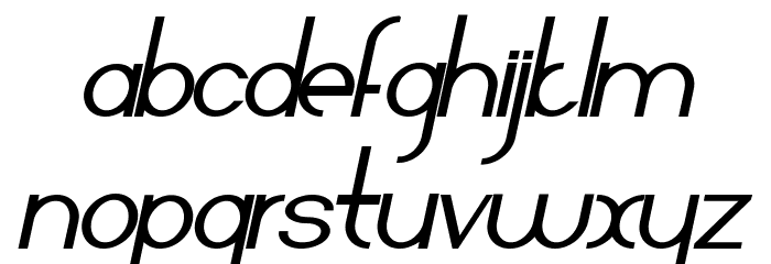 Arrivals and Departures Bold Italic Font LOWERCASE