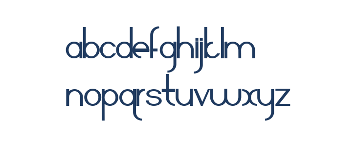 Arrivals and Departures Bold Lowercase