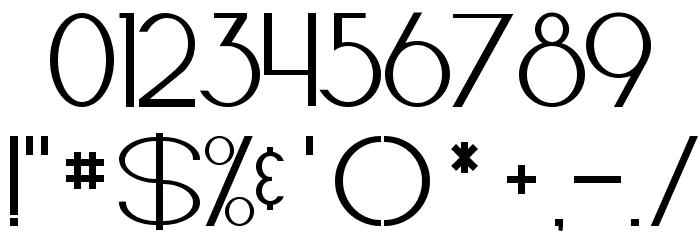 Arrivals and Departures Font OTHER CHARS