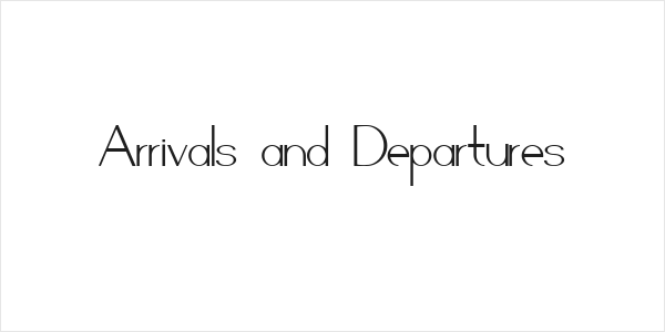 Arrivals and Departures Logo