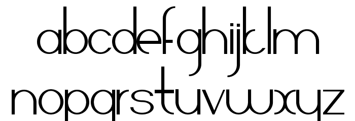 Arrivals and Departures Font LOWERCASE