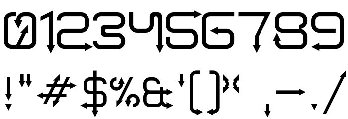 Arro Terminal Regular Font OTHER CHARS