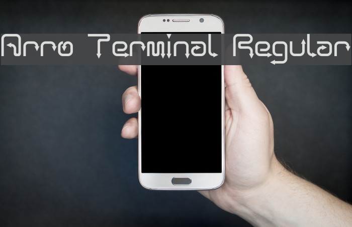 Arro Terminal Regular Font examples