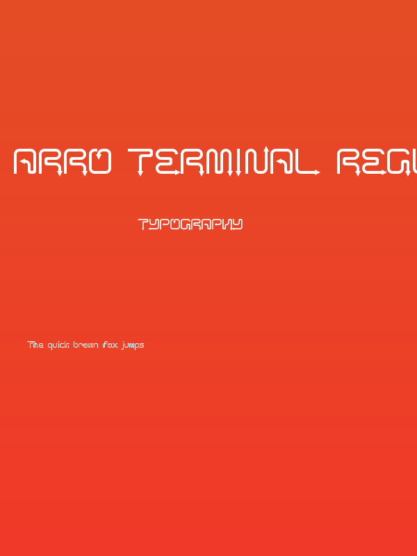 Arro Terminal Regular Poster