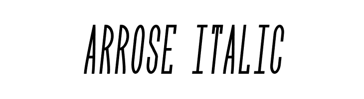 Arrose Italic  Fuentes Gratis Descargar