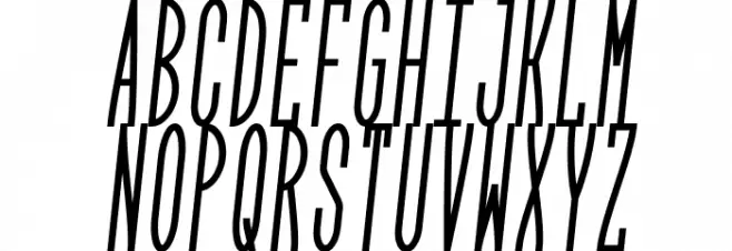 Arrose Italic Schriftart Groß