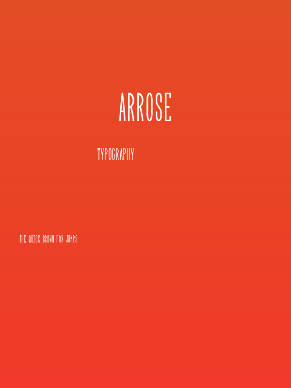 Arrose Poster