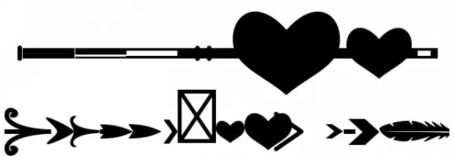 Arrow Crafter Font OTHER CHARS