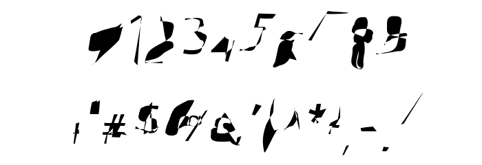 Arrow Italic フォント その他の文字
