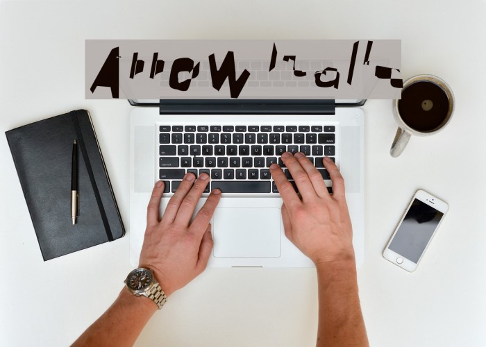 Arrow Italic フォント examples