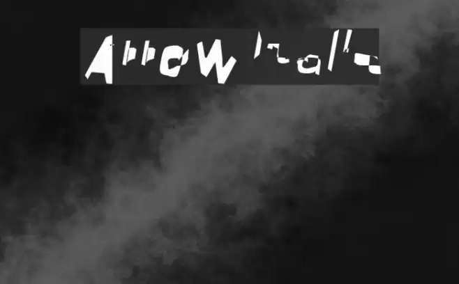 Arrow Italic Font examples