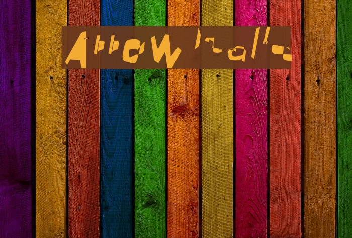 Arrow Italic フォント examples