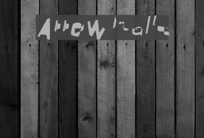 Arrow Italic Font examples