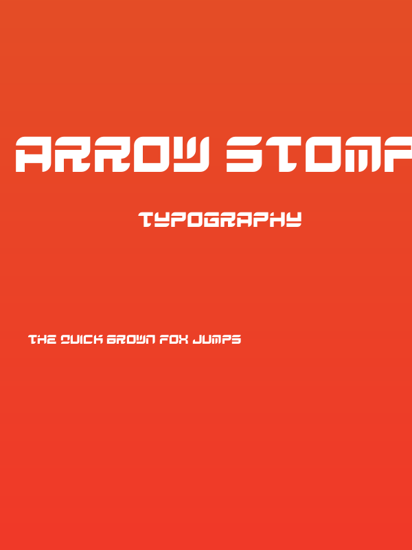 Arrow Stomper Poster