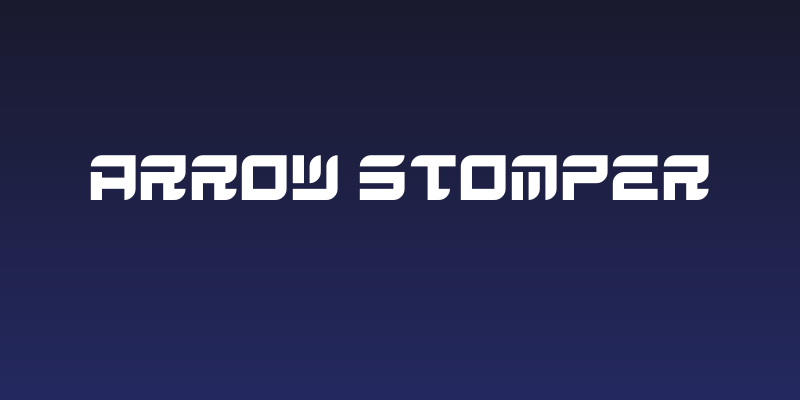 Arrow Stomper Social Header