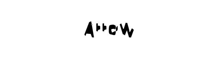 Arrow  font caratteri gratis