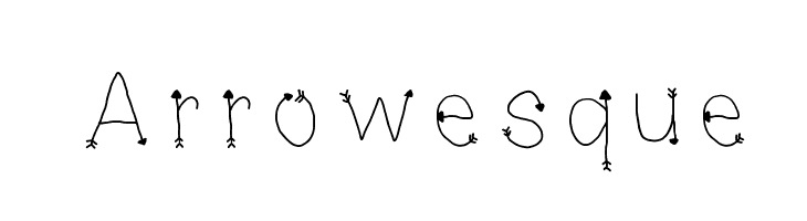 Arrowesque Font