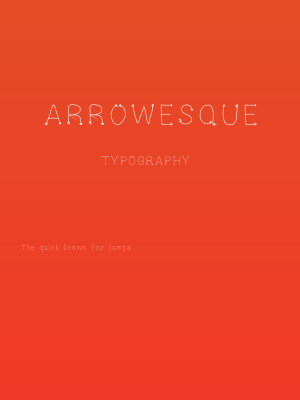 Arrowesque Poster