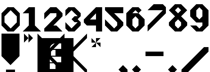 Arrowhead Regular Font OTHER CHARS