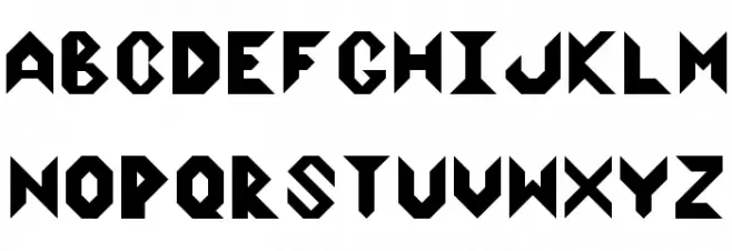 Arrowhead Regular Шрифта ВЕРХНИЙ