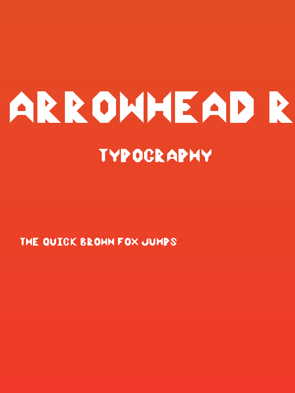 Arrowhead Regular Poster