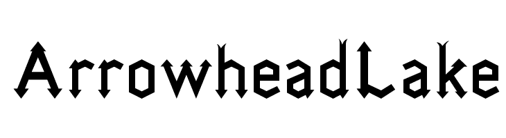 ArrowheadLake  font caratteri gratis