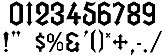 ArrowheadLake Font OTHER CHARS