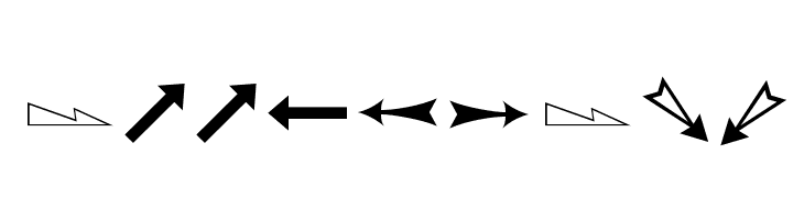 Arrows ADF  baixar fontes gratis