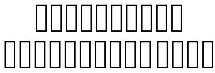 Arrows ADF Font OTHER CHARS